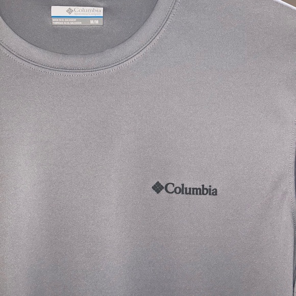 Columbia Men's Gray Long Sleeve Tee - Picture 2 of 3
